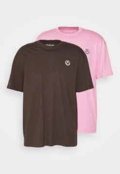 YOURTURN Unisex 2 Pack - T-Shirt Print - BrownPink 14 YOURTURN Unisex 2 Pack - T-Shirt Print - BrownPink -Aanbiedingen Yourturn Winkel 082ccdc8e8804e22bd05332c3ea33b6f