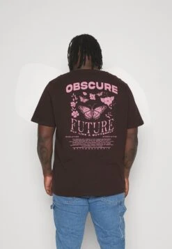 YOURTURN T-Shirt Print - Dark Brown -Aanbiedingen Yourturn Winkel 13116ad3a1c34e15a12a2ff09004abbc