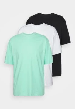YOURTURN 3Pack Unisex - T-Shirt Basic - White/Mint/Black -Aanbiedingen Yourturn Winkel 233351a62236459a996e1a031bd0d8cd