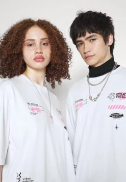 YOURTURN Unisex - T-Shirt Print - White -Aanbiedingen Yourturn Winkel 23737f21e2cc4634a64af3dbba5b24b1