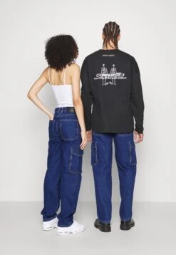 YOURTURN Cargo Denim Wide Leg Unisex - Relaxed Fit Jeans - Rinsed Denim -Aanbiedingen Yourturn Winkel 25a443cf47cf4ce3b9345c7fd7249a8f