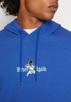 YOURTURN Never Again Hoodie Unisex - Hoodie - Dark Blue -Aanbiedingen Yourturn Winkel 2d8a85854f2e4b19af2448f09bac9708