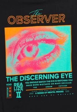 YOURTURN Unisex Observer- T-Shirt Print - Black -Aanbiedingen Yourturn Winkel 2f10caddf93c4f93970871184d5087d9