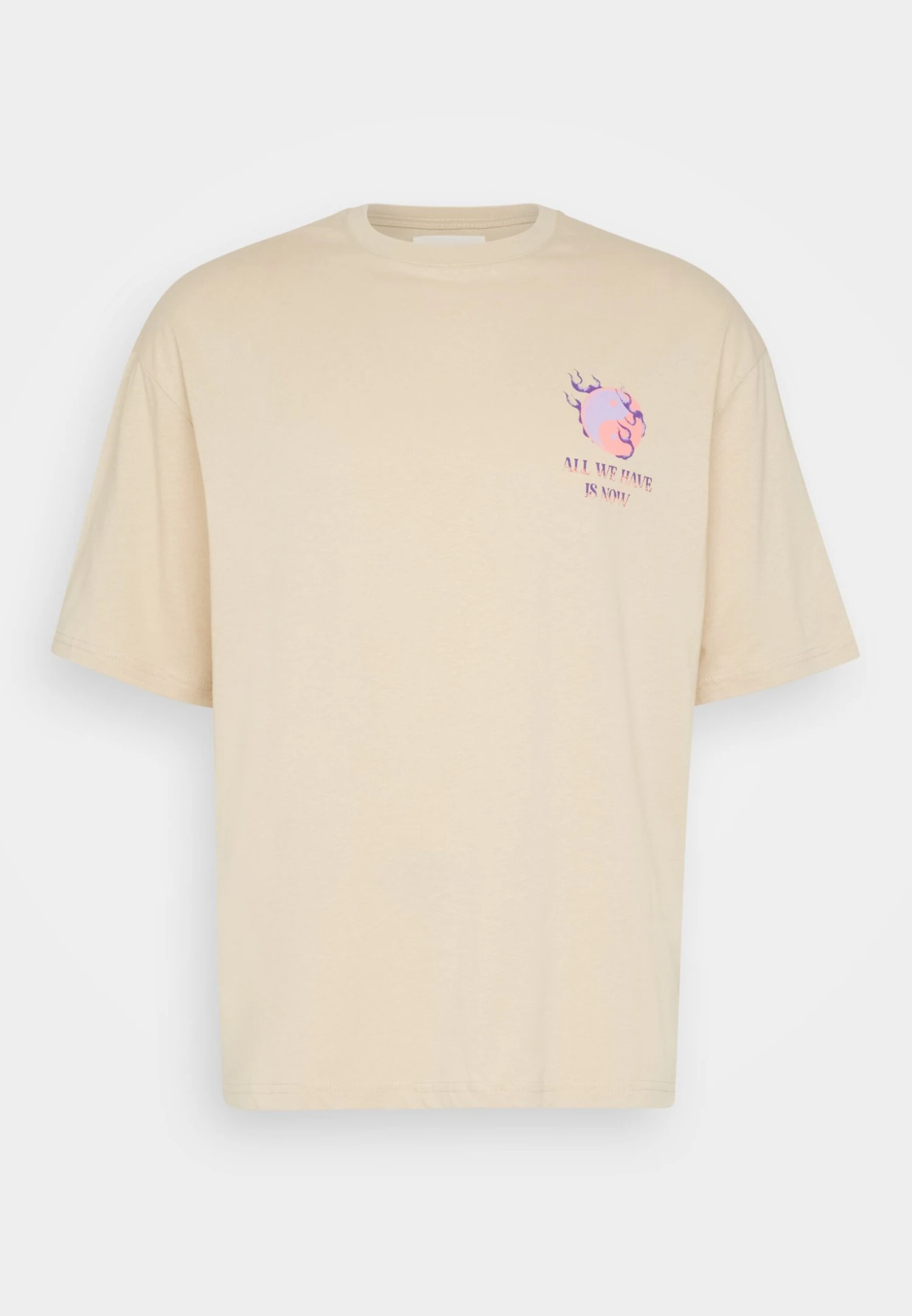 YOURTURN Graphic Tee Unisex - T-Shirt Print - Beige 5 YOURTURN Graphic Tee Unisex - T-Shirt Print - Beige - Afbeelding 5