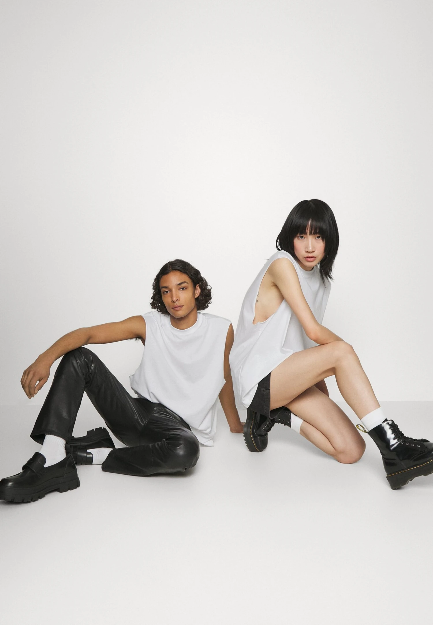 YOURTURN Unisex 2 Pack - Top - White, Black 5 YOURTURN Unisex 2 Pack - Top - White, Black - Afbeelding 5