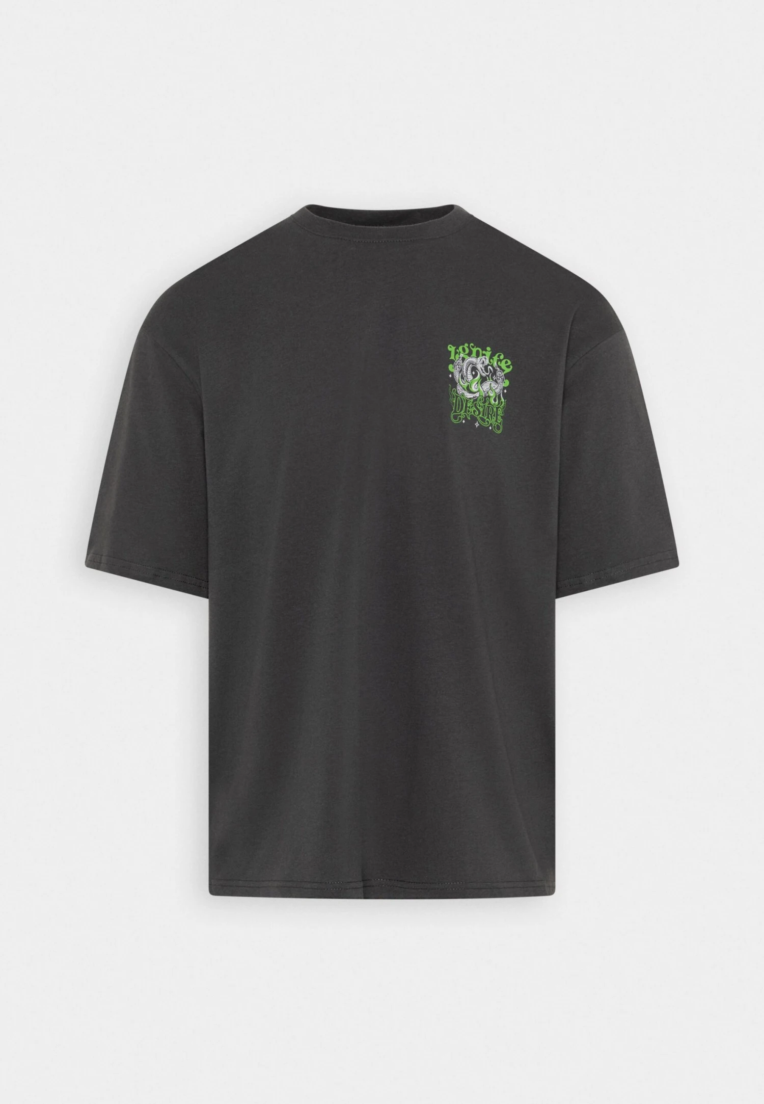 YOURTURN Snake Desire Tee Unisex - T-Shirt Print - Dark Grey 6 YOURTURN Snake Desire Tee Unisex - T-Shirt Print - Dark Grey - Afbeelding 6