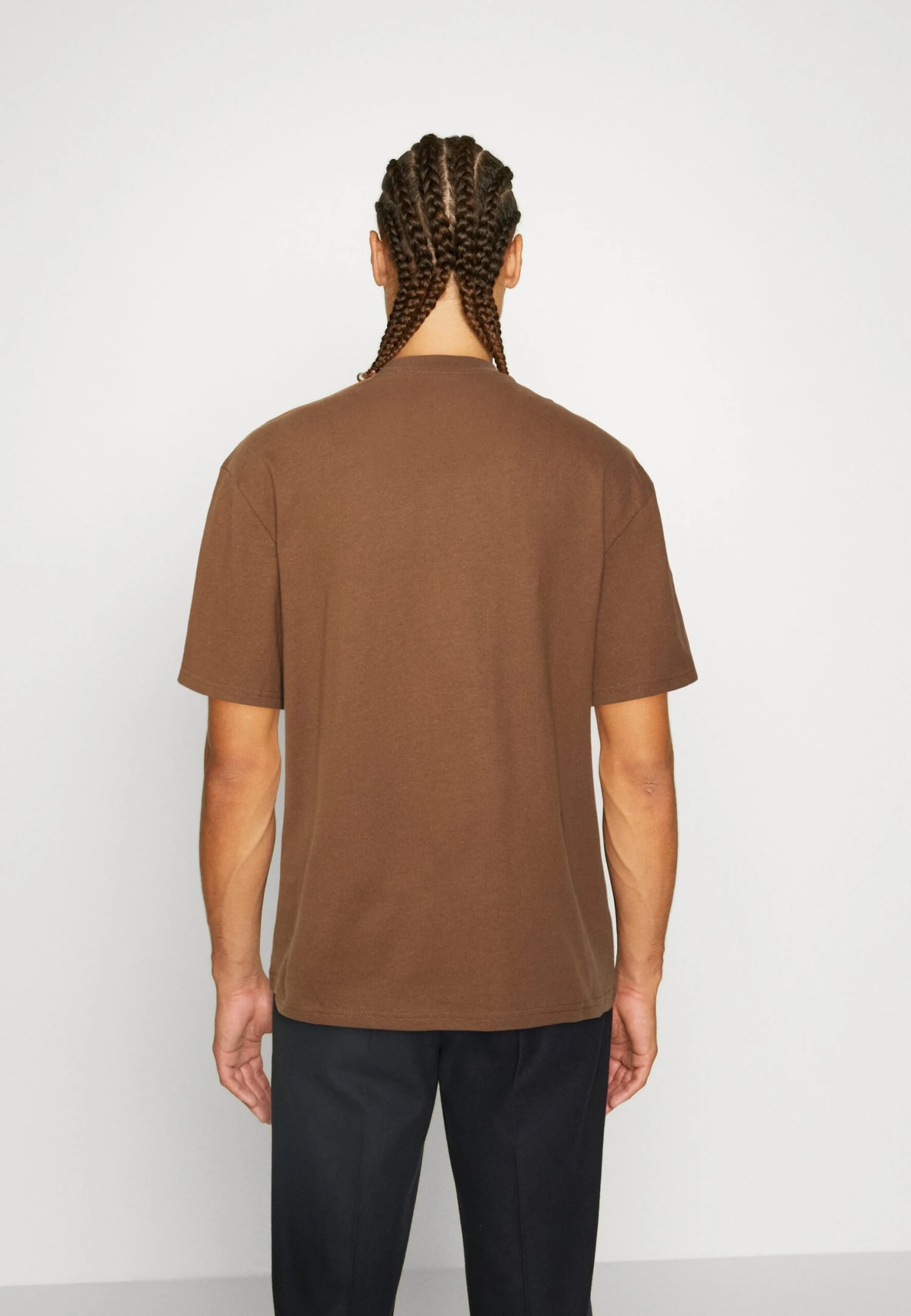 YOURTURN Unisex - T-Shirt Basic - Brown 3 YOURTURN Unisex - T-Shirt Basic - Brown - Afbeelding 3