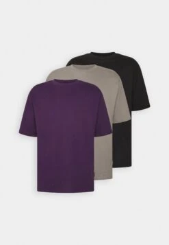 YOURTURN 3Pack Unisex - T-Shirt Basic - Grey/Purple/Black 12 YOURTURN 3Pack Unisex - T-Shirt Basic - Grey/Purple/Black -Aanbiedingen Yourturn Winkel 6d30af072c764e1881baa9012c5deaf0