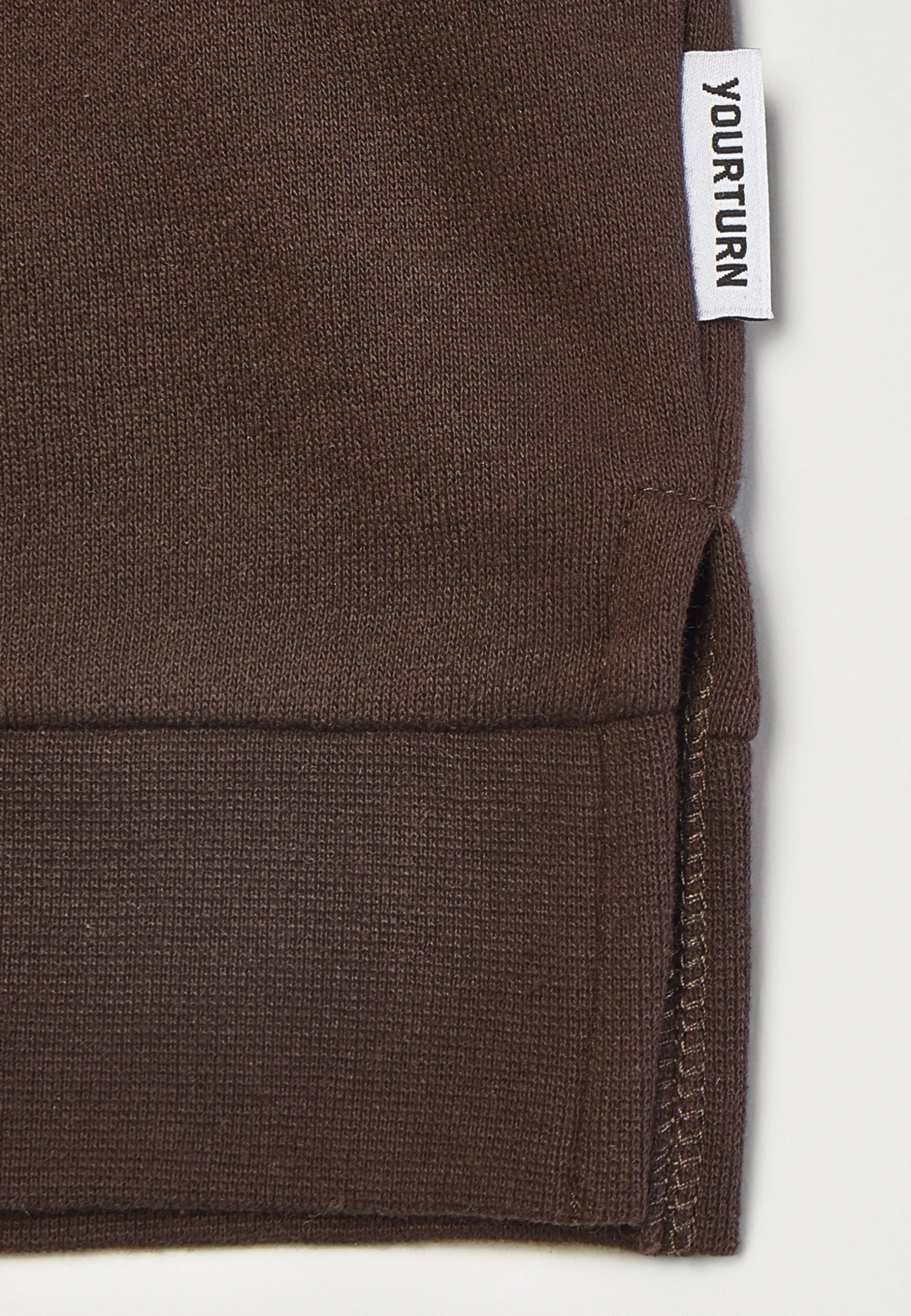 YOURTURN Unisex - Sweater - Dark Brown 12 YOURTURN Unisex - Sweater - Dark Brown - Afbeelding 12