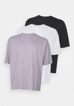 YOURTURN Unisex 3 Pack- T-Shirt Basic - White/Lilac/Black -Aanbiedingen Yourturn Winkel 74a88e3257534b588c923bdfe378d85a
