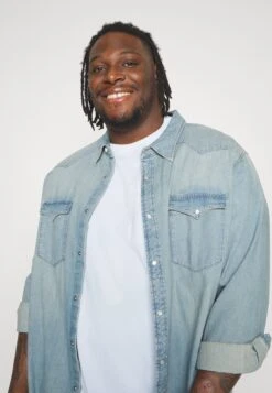 YOURTURN Unisex 2 Pack- T-Shirt Basic - Light Blue/Dark Blue -Aanbiedingen Yourturn Winkel 803aae824a8d47309f17c30e8575b487