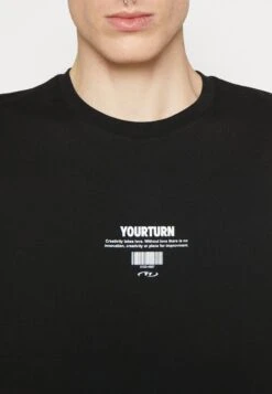 YOURTURN Unisex - T-Shirt Print -Black -Aanbiedingen Yourturn Winkel 8310ce7744d343d09d1ffd23ec80009a