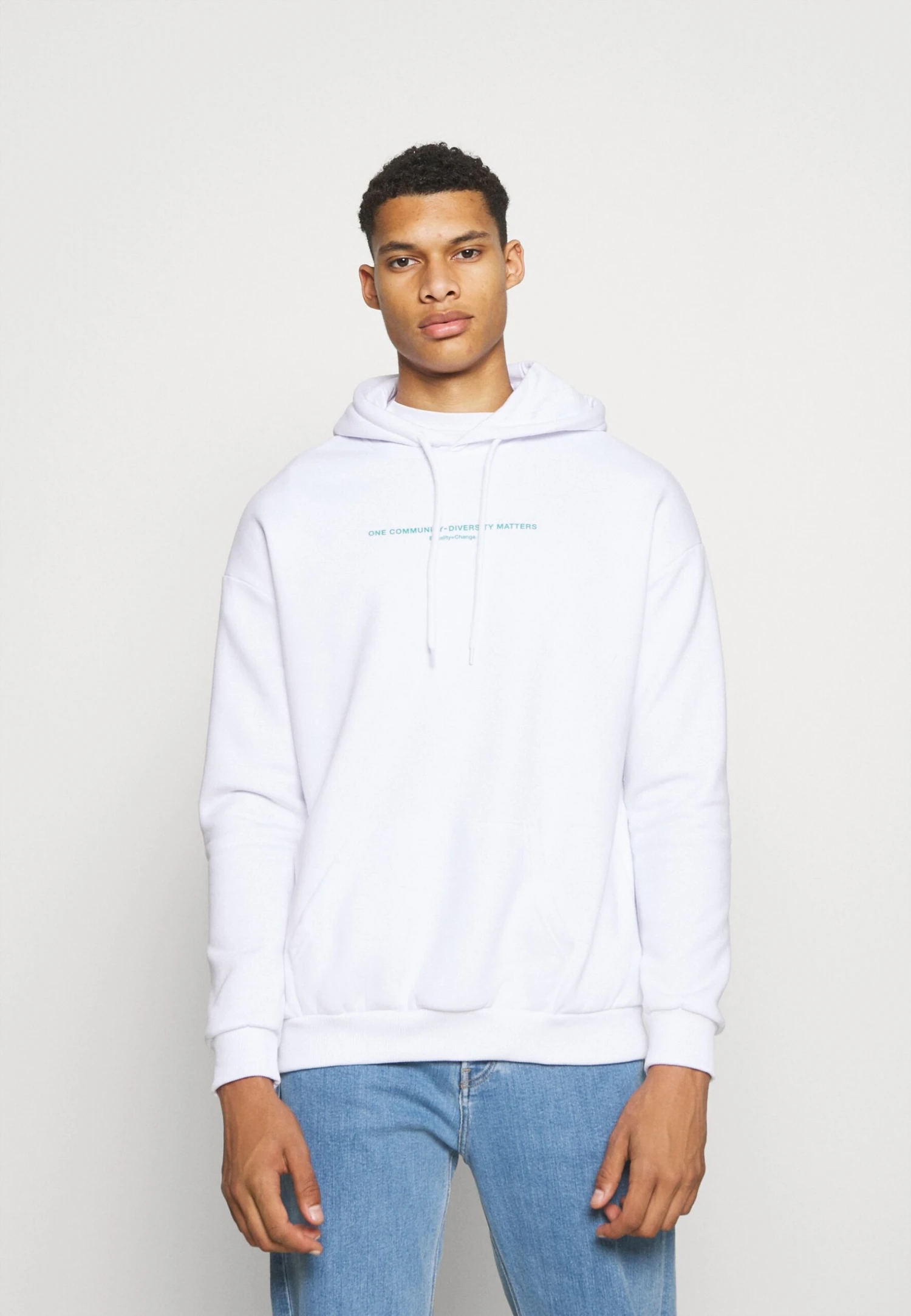 YOURTURN Unisex - Hoodie - White 3 YOURTURN Unisex - Hoodie - White - Afbeelding 3