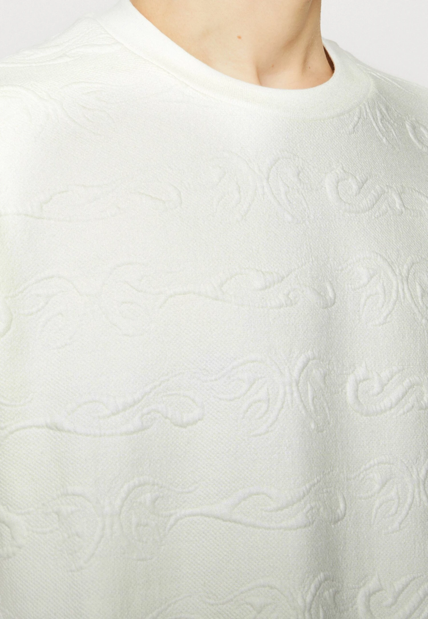 YOURTURN Tribal Embossed Unisex - Sweater - Off White 6 YOURTURN Tribal Embossed Unisex - Sweater - Off White - Afbeelding 6