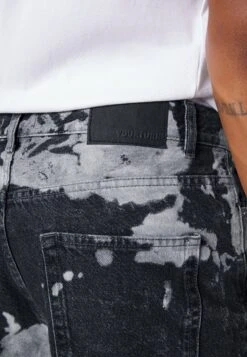 YOURTURN Unisex Moonwash Unisex - Relaxed Fit Jeans - Black -Aanbiedingen Yourturn Winkel 925b94312119488db48a97695399738c