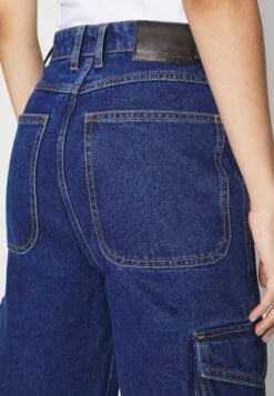 YOURTURN Cargo Denim Wide Leg Unisex - Relaxed Fit Jeans - Rinsed Denim -Aanbiedingen Yourturn Winkel 97abe2fe6f7746328a788429fbab1a5e