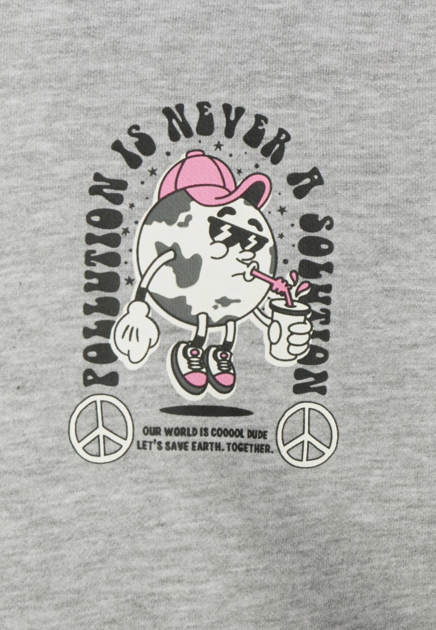 YOURTURN Unisex - Hoodie - Grey 5 YOURTURN Unisex - Hoodie - Grey - Afbeelding 5