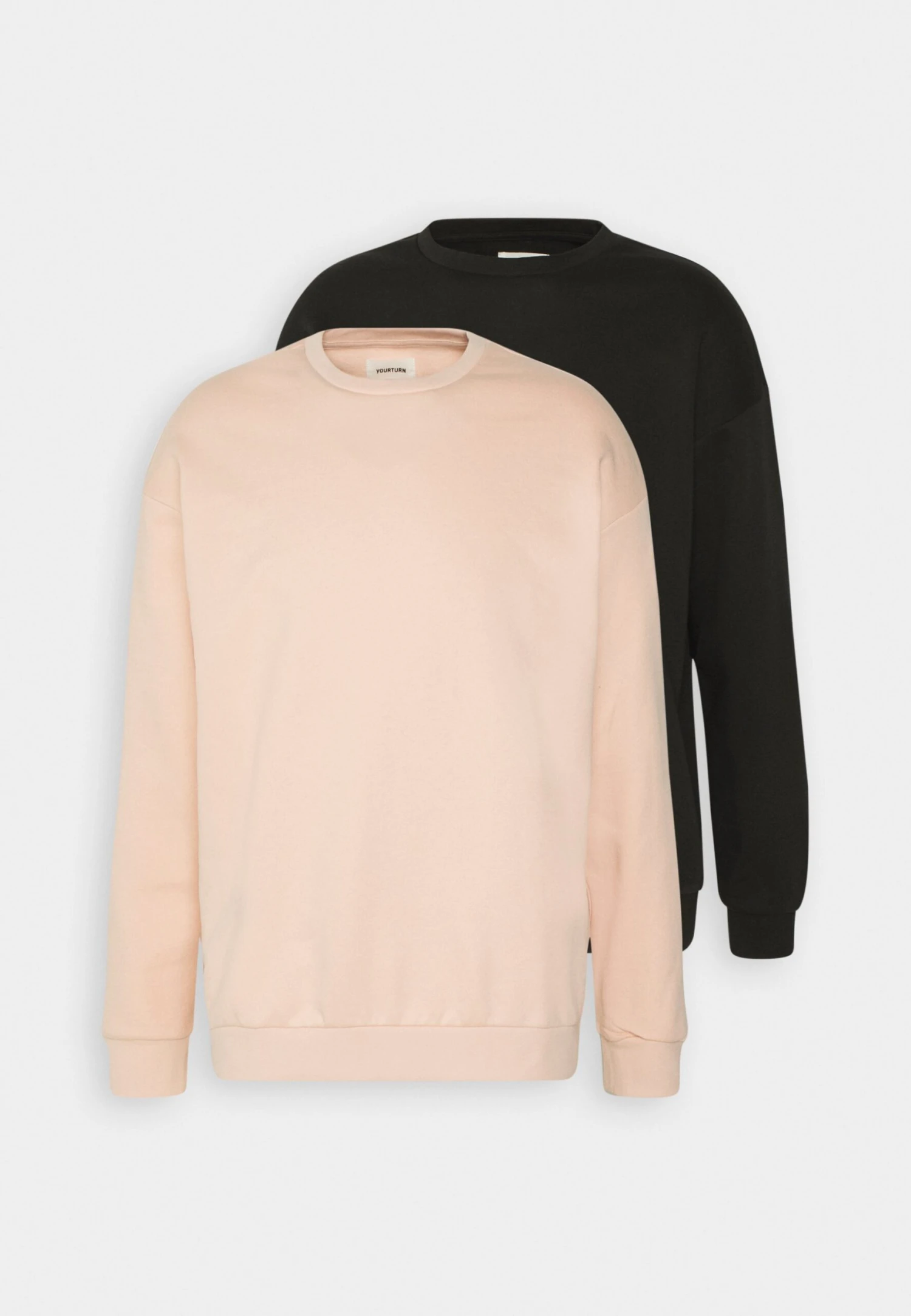 YOURTURN Unisex 2 Pack - Sweater - Black/Pink 5 YOURTURN Unisex 2 Pack - Sweater - Black/Pink - Afbeelding 5