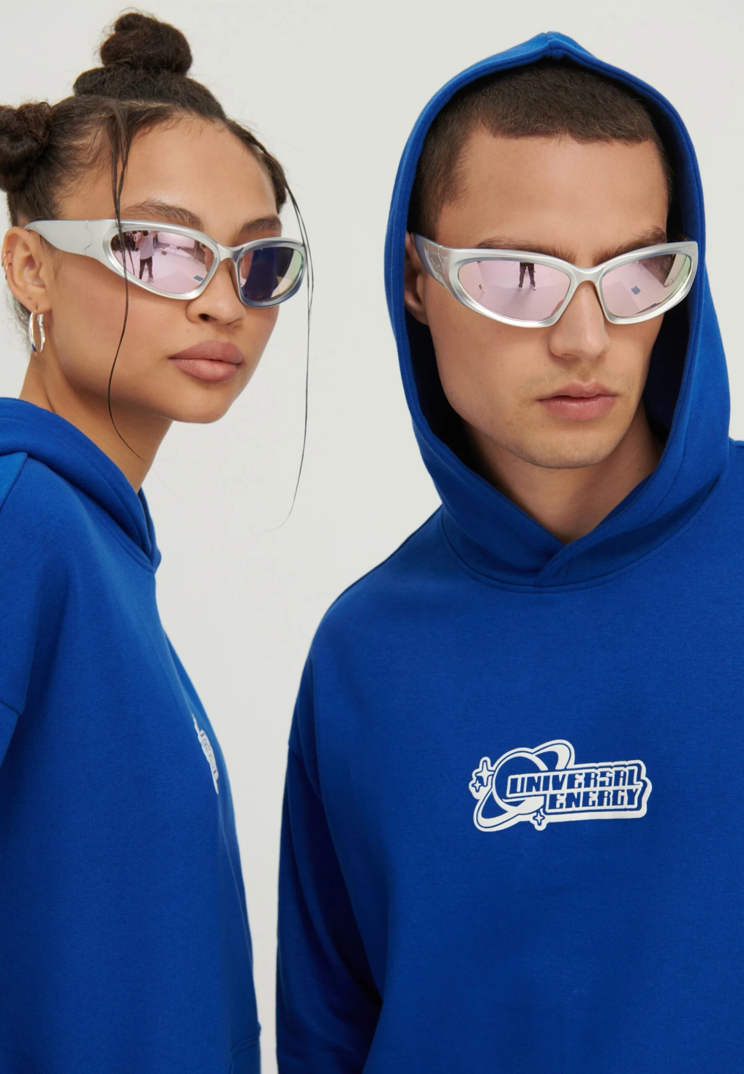 YOURTURN Unisex - Hoodie - Blue 3 YOURTURN Unisex - Hoodie - Blue - Afbeelding 3