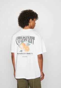 YOURTURN Orange Fruit Graphic Tee- T-Shirt Print - White -Aanbiedingen Yourturn Winkel c0c64de1e78b488f9f5c9e4f8f6a5666