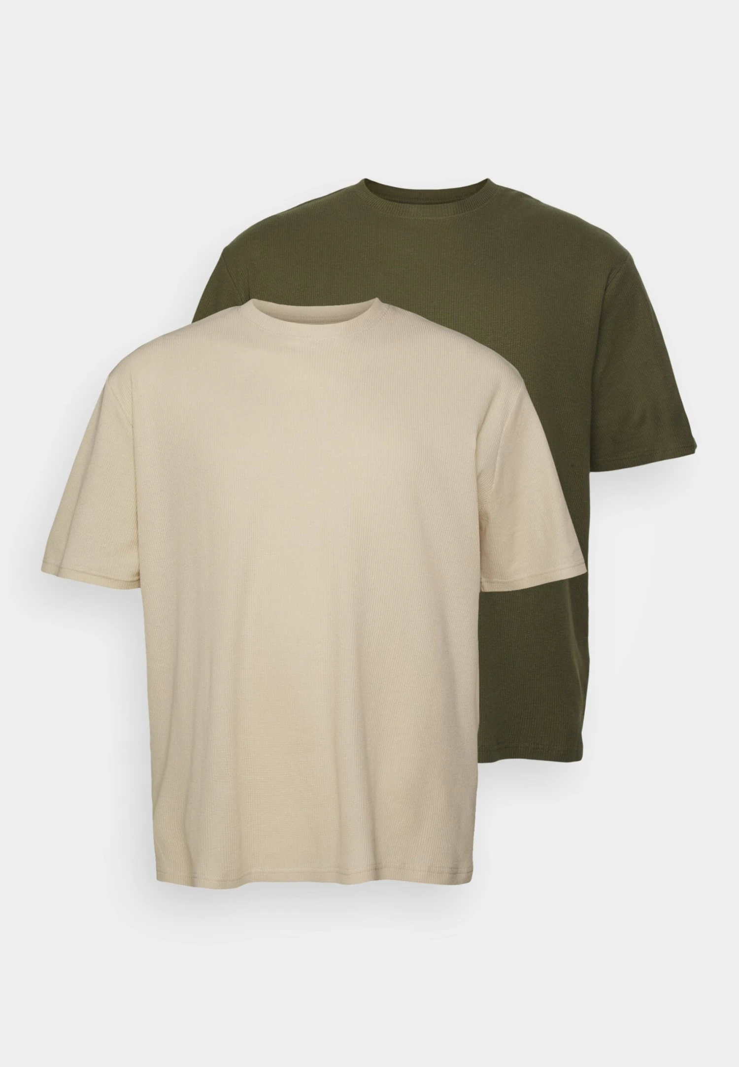 YOURTURN Unisex - T-Shirt Basic -Light Green/ Off-White 6 YOURTURN Unisex - T-Shirt Basic -Light Green/ Off-White - Afbeelding 6