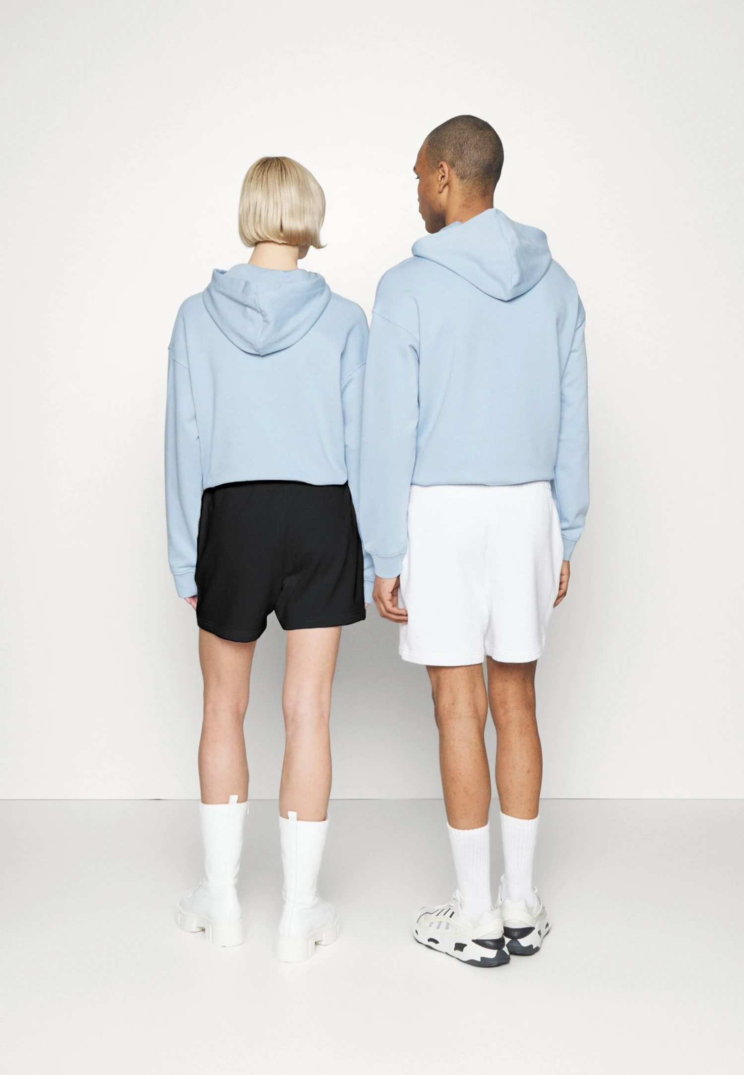 YOURTURN 2 Pack Unisex - Shorts - Black/White 3 YOURTURN 2 Pack Unisex - Shorts - Black/White - Afbeelding 3