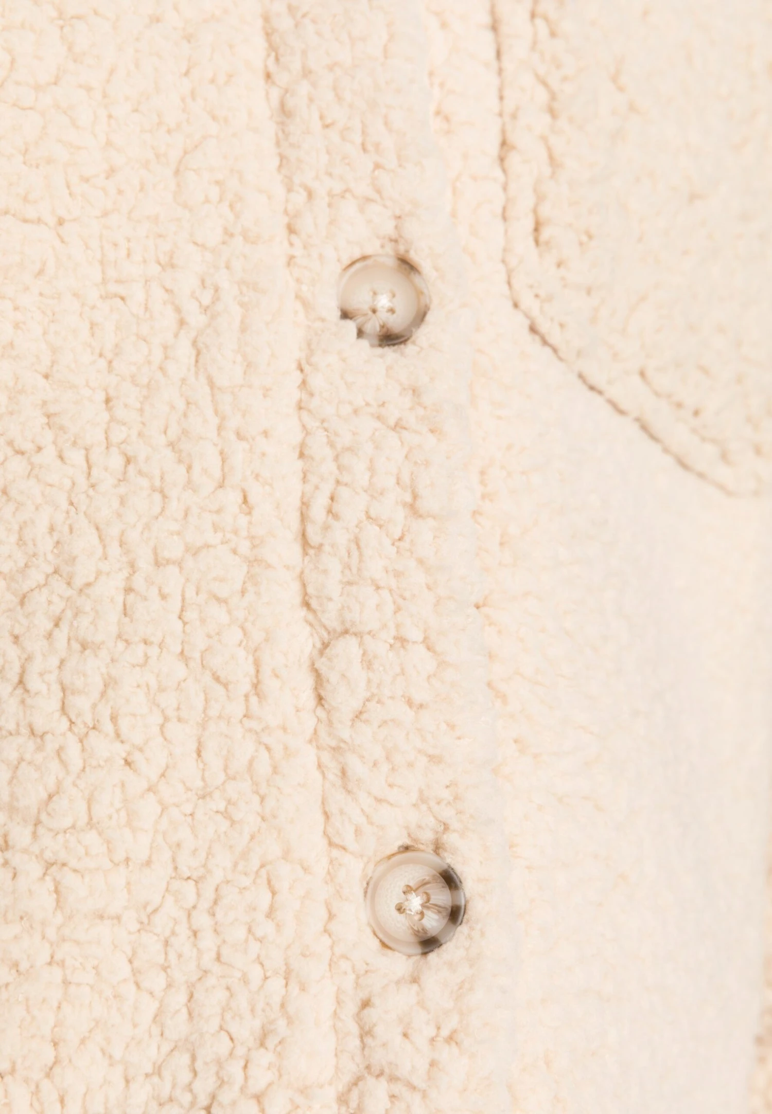 YOURTURN Sherpajacket Unisex - Fleecejas - Tan 5 YOURTURN Sherpajacket Unisex - Fleecejas - Tan - Afbeelding 5