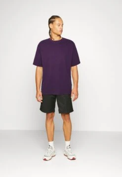 YOURTURN 3Pack Unisex - T-Shirt Basic - Grey/Purple/Black