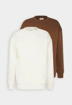 YOURTURN Unisex 2 Pack - Sweater - Dark Brown/Off-White -Aanbiedingen Yourturn Winkel db8e5dd458f4415695ecd8f474fd5ba3